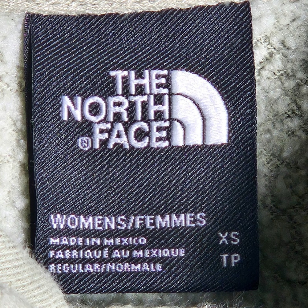 The North Face Womens Hoodie XS Sage Green Half Dome Pullover Sweatshirt - Picture 5 of 8